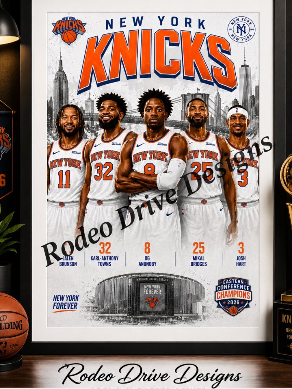 Knicks Eastern Champions 11x17 Poster